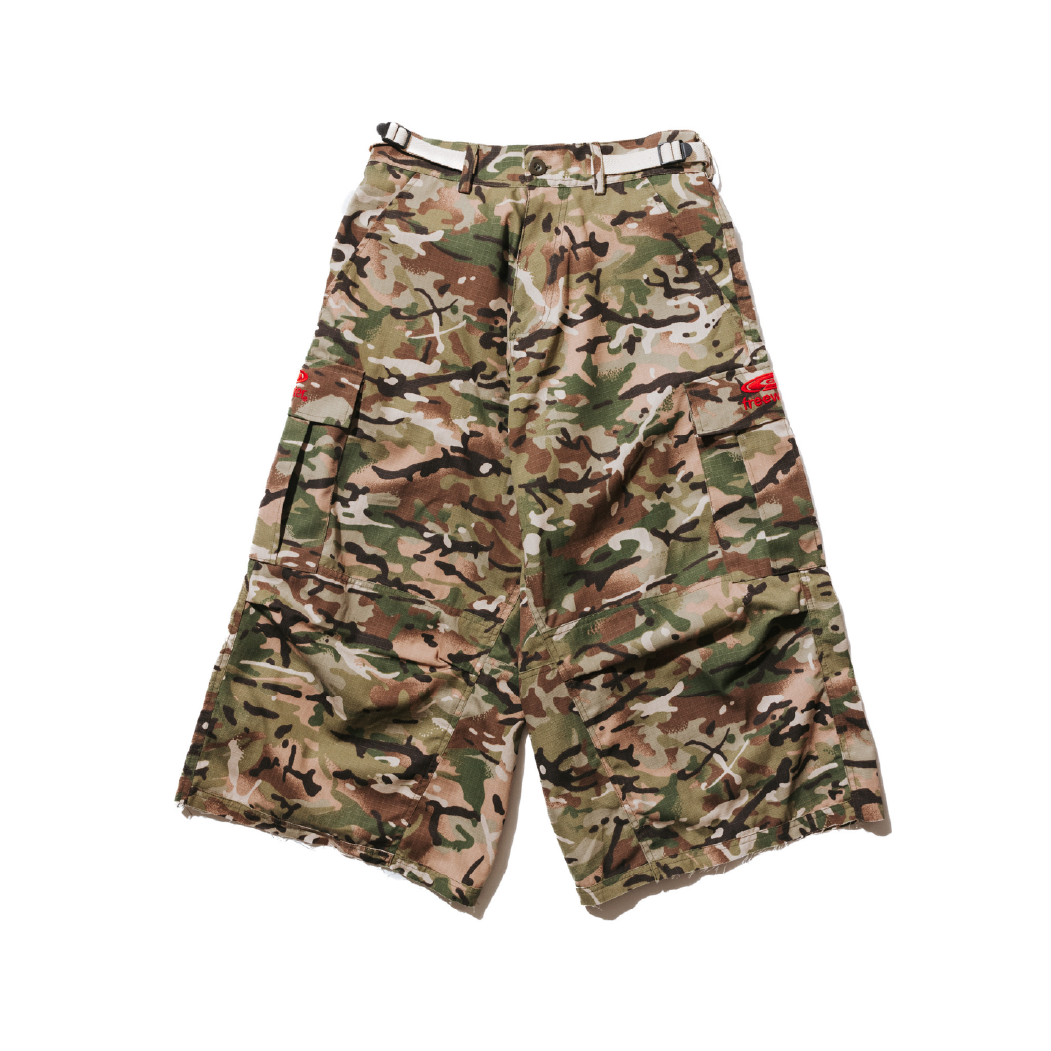 DISC CARGO SHORTS - SPRAY CAMO