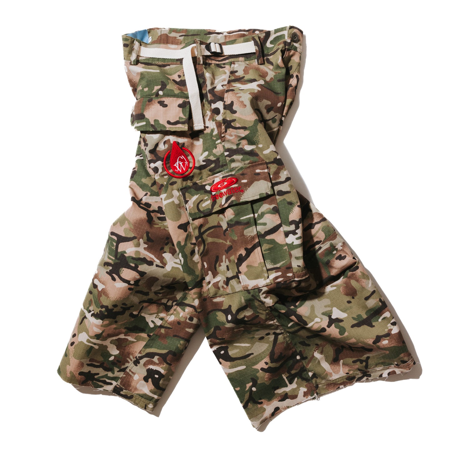DISC CARGO SHORTS - SPRAY CAMO
