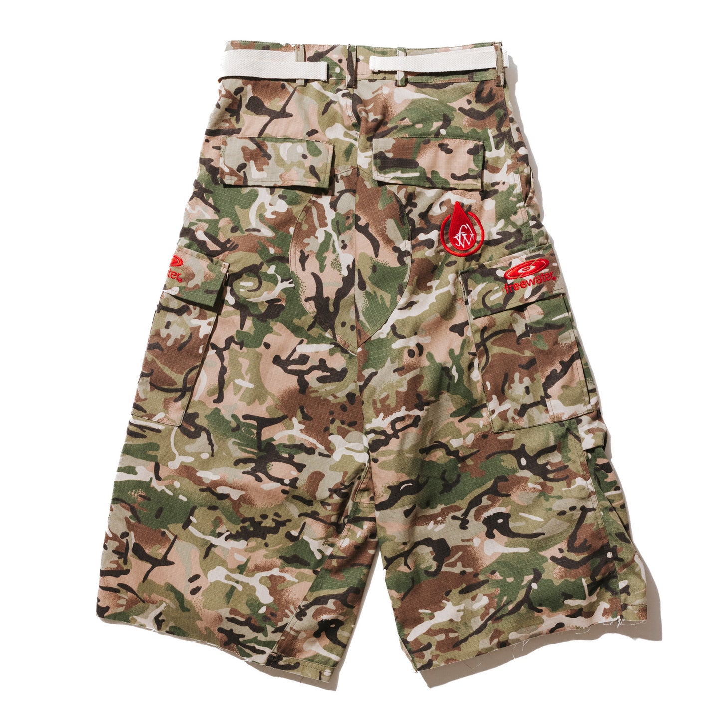 DISC CARGO SHORTS - SPRAY CAMO