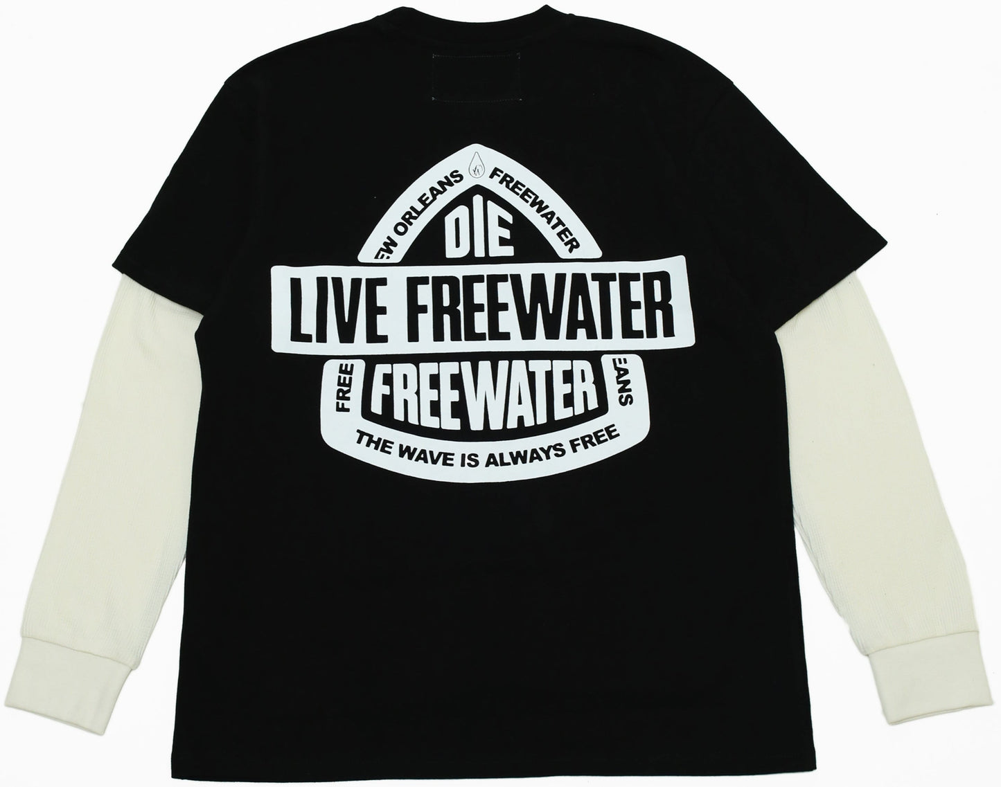 LONG LIVE FREE LONG SLEEVE - BLACK