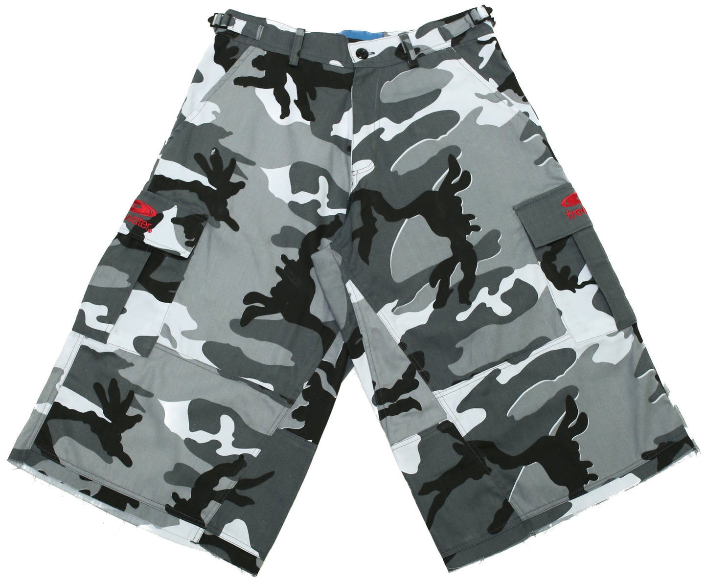 DISC CARGO SHORTS - SNOW CAMO