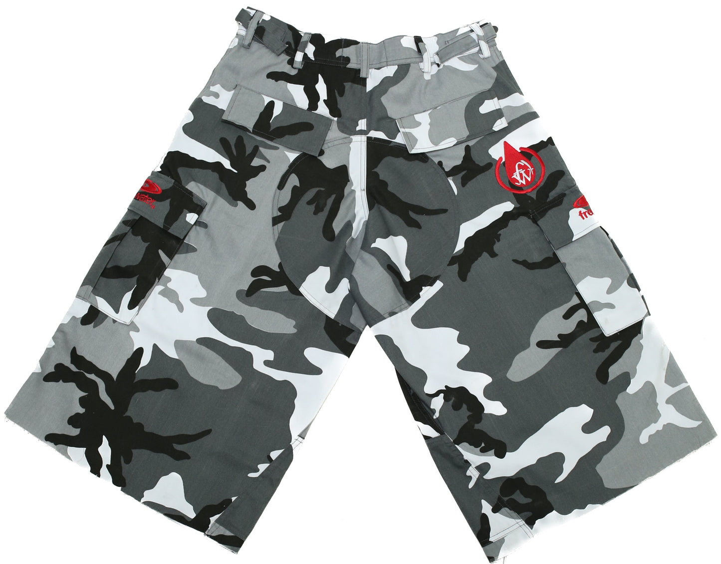 DISC CARGO SHORTS - SNOW CAMO