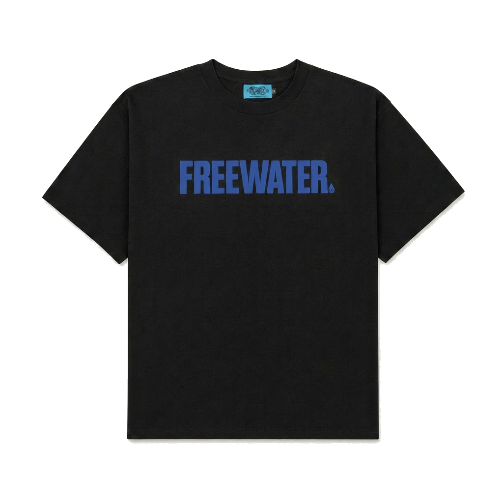FW LOGO TEE - BLACK / BLUE