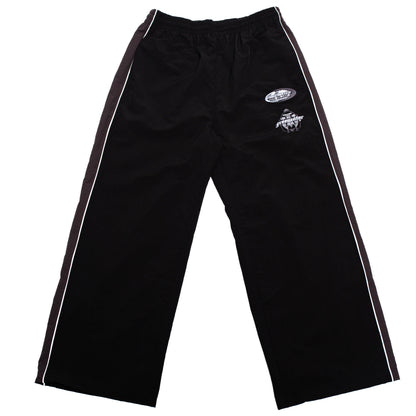 FW NYLON TRACK PANTS 2.0 - BLACK / GREY