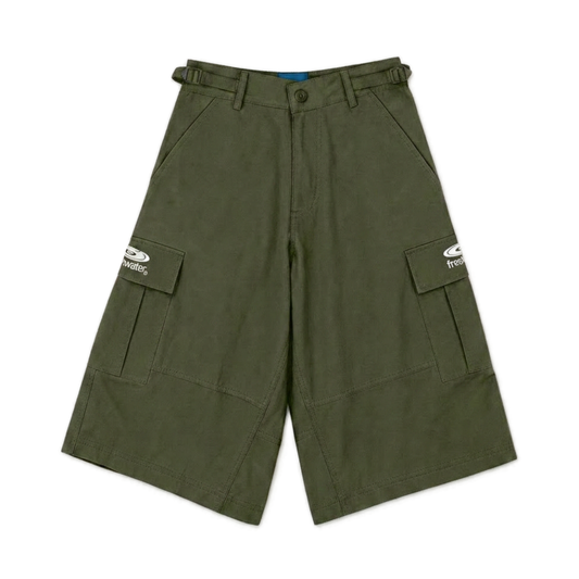 DISC CARGO SHORTS - OLIVE GREEN