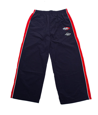 FW NYLON TRACK PANTS 2.0 - NAVY/RED