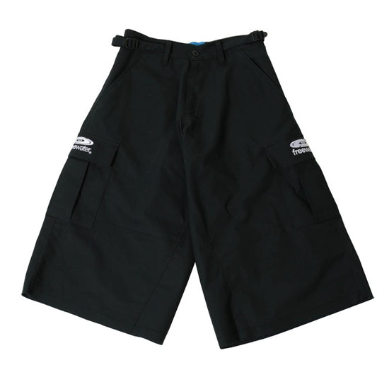 DISC CARGO SHORTS - BLACK