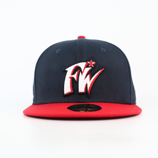 FW STAR FITTED NAVY/RED
