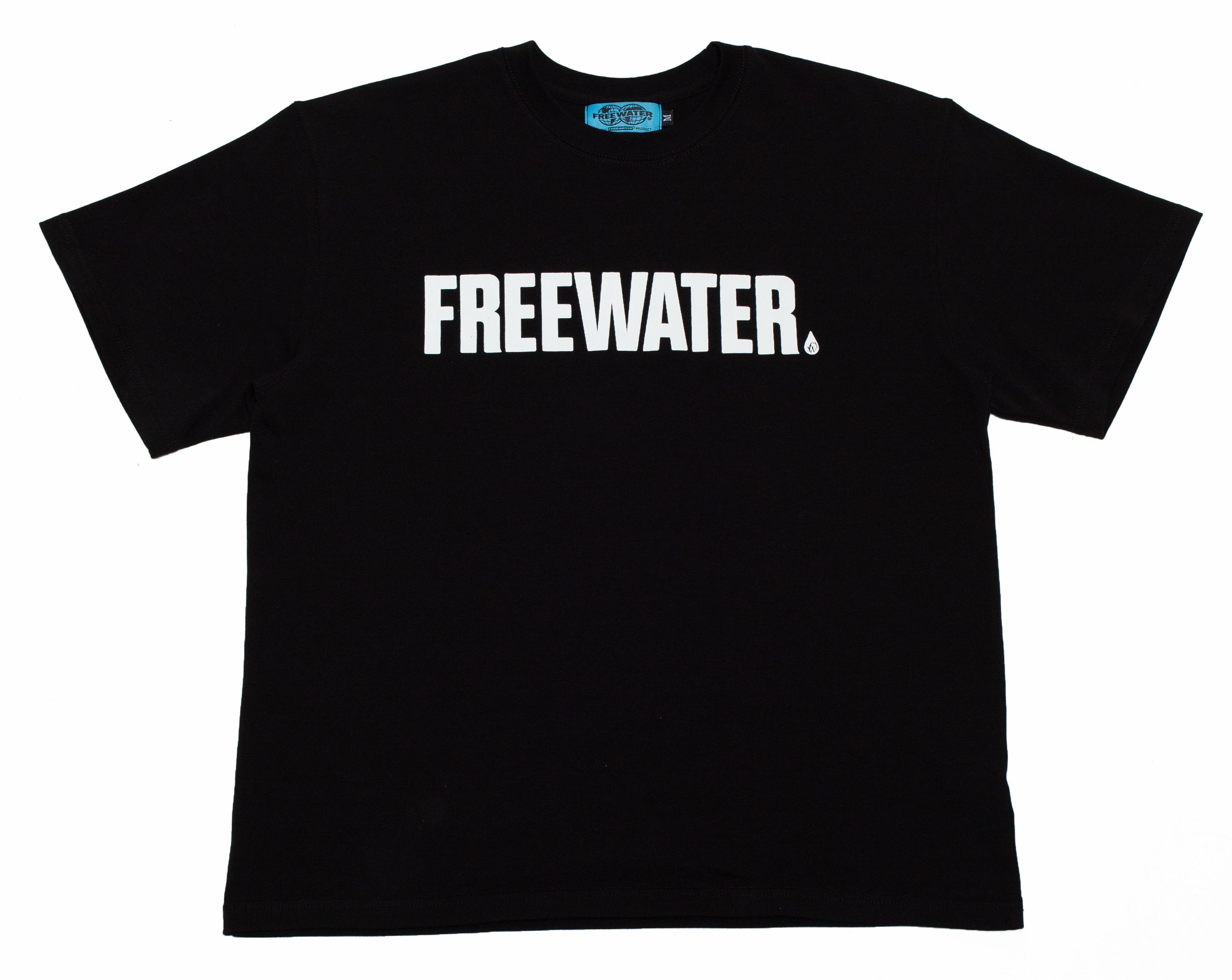 FW LOGO TEE - BLACK – FREEWATER
