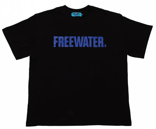 FW LOGO TEE - BLACK / BLUE