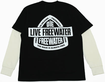 LONG LIVE FREE LONG SLEEVE - BLACK
