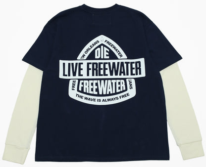 LONG LIVE FREE LONG SLEEVE - NAVY