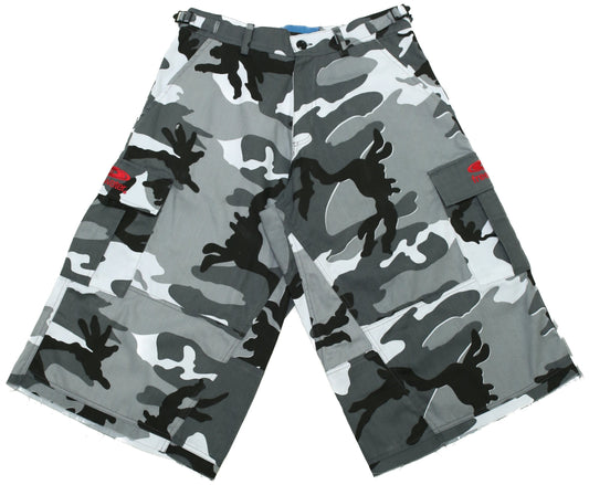DISC CARGO SHORTS - SNOW CAMO