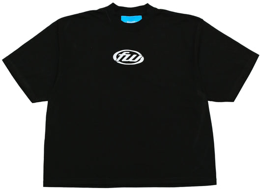 FW DROP SHOLDER TEE - BLACK