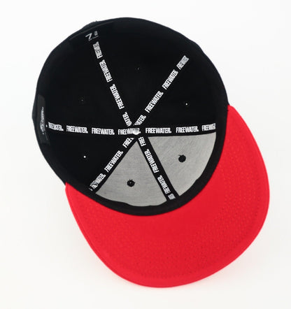 ALL-STAR FITTED - BLACK / RED