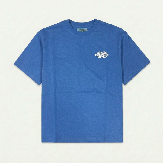 FW DOUBLE GLOBE LOGO TEE - BLUE