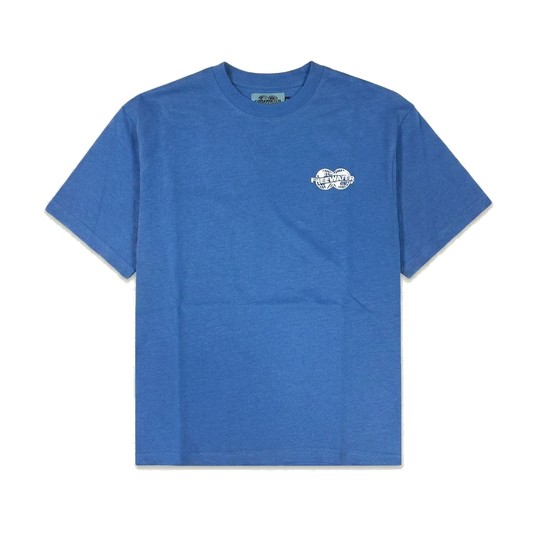 FW DOUBLE GLOBE LOGO TEE - BLUE