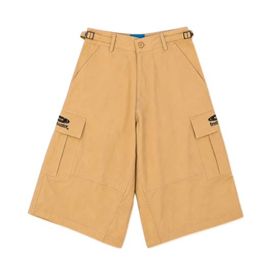 DISC CARGO SHORTS - TAN