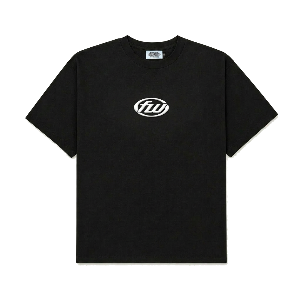 FW DROP SHOLDER TEE - BLACK