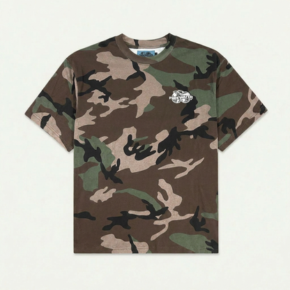 FW DOUBLE GLOBE LOGO TEE - CAMO