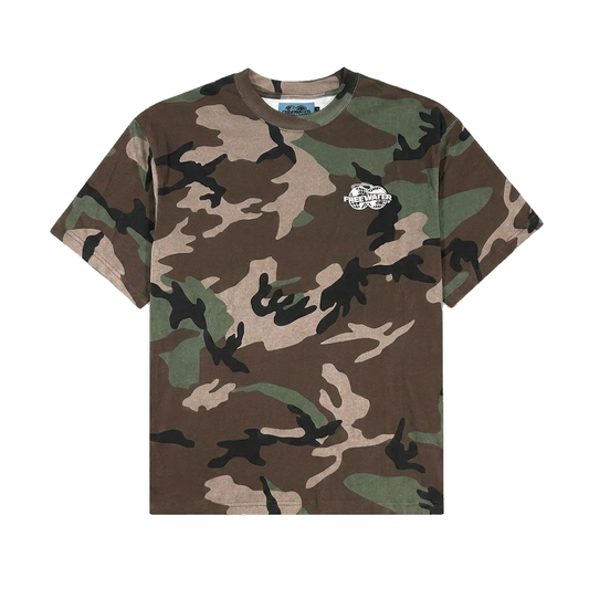 FW DOUBLE GLOBE LOGO TEE - CAMO